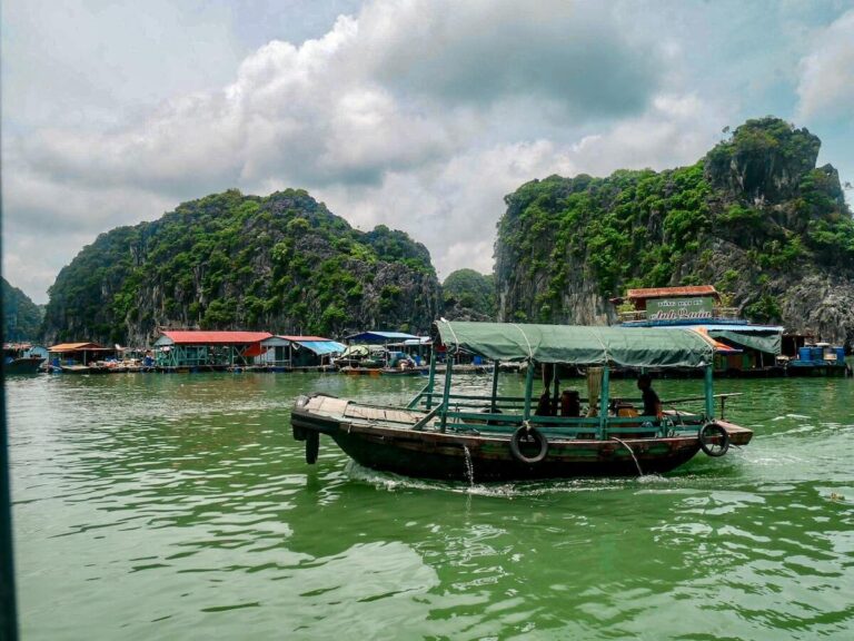 A Vietnamese boat sailing in Vietnam