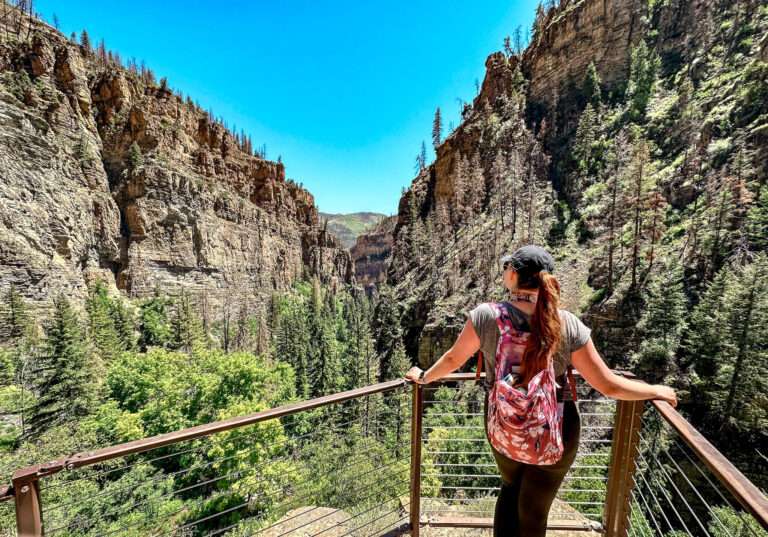 Posing on a hike outside of Glenwood Springs