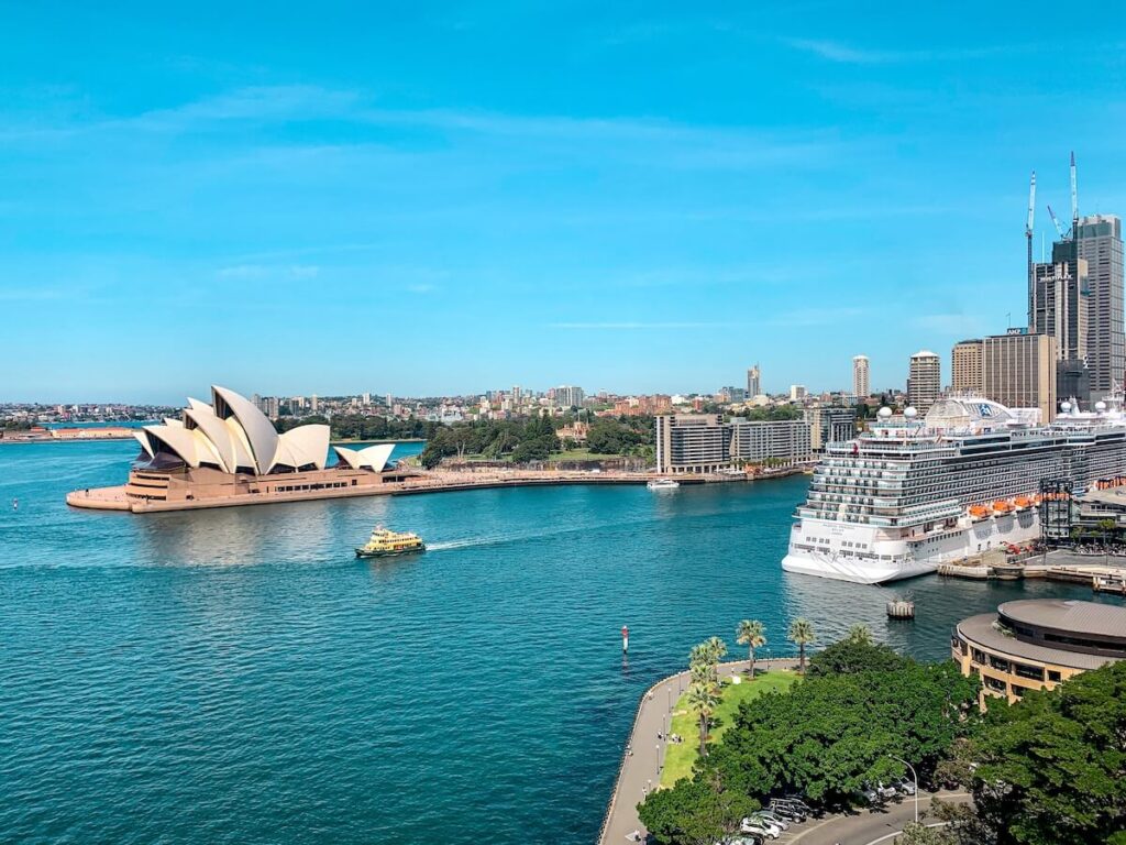 View of Sydney Harbour Australia