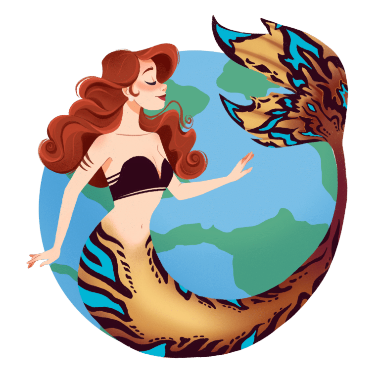 The Bucket List Mermaid Logo