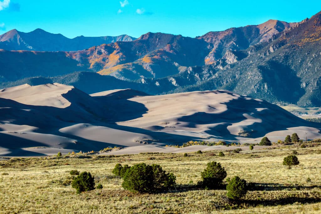 a look out of the Great Sand dunes National Park in Colorado