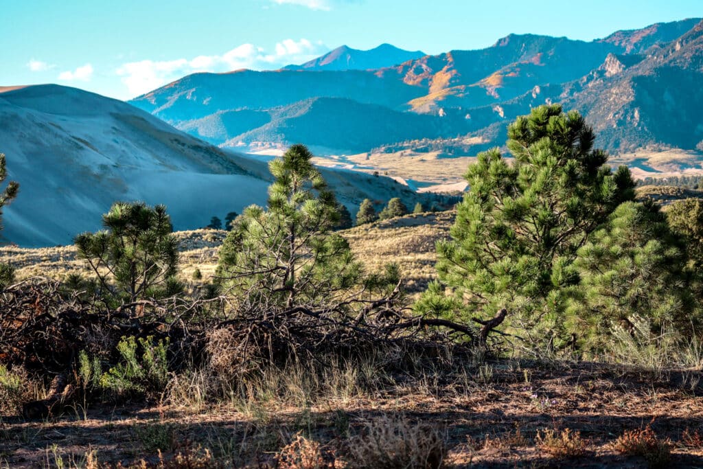 Mountains near the San Luis Valley in Colorado