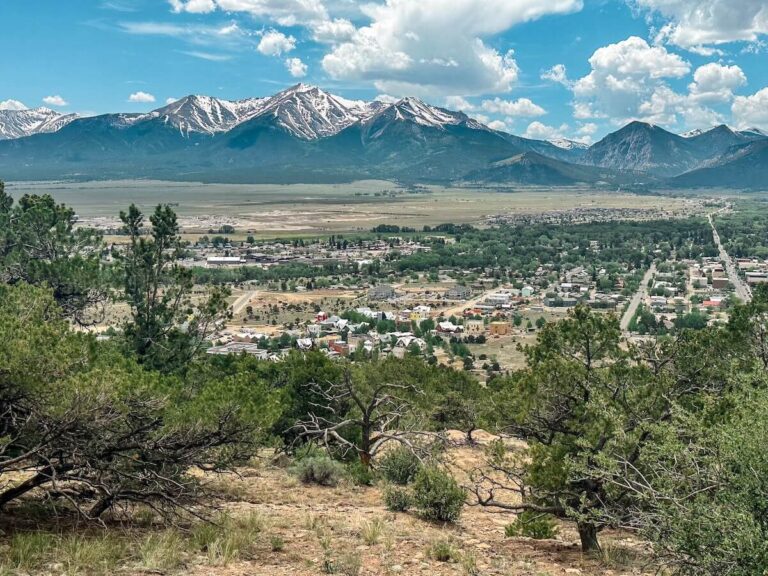 Mountain view while hiking in Buena Vista, Colorado