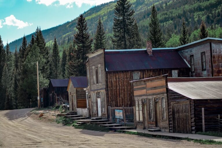 Street of St Elmo in Colorado, one of the best preserved ghost towns in the west.