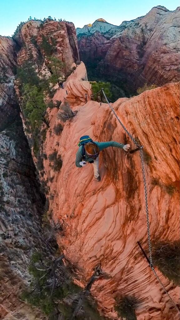 Angels landing, Angels Landing Tips: How Not to Panic, Plummet, or Pee Yourself