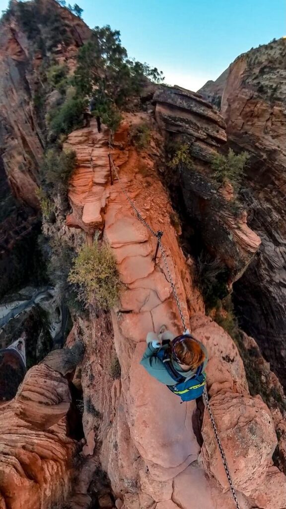Angels landing, Angels Landing Tips: How Not to Panic, Plummet, or Pee Yourself