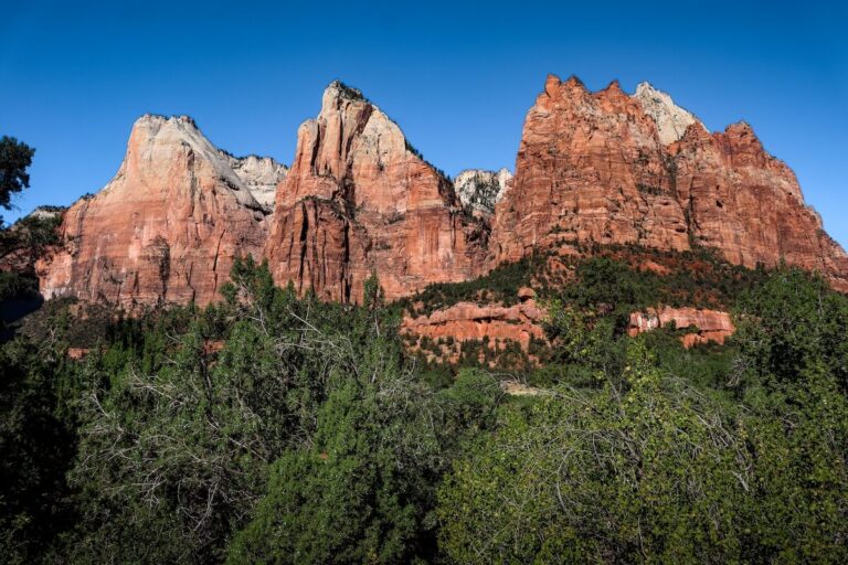 The court of the patriarchs for Zion National Park Photography